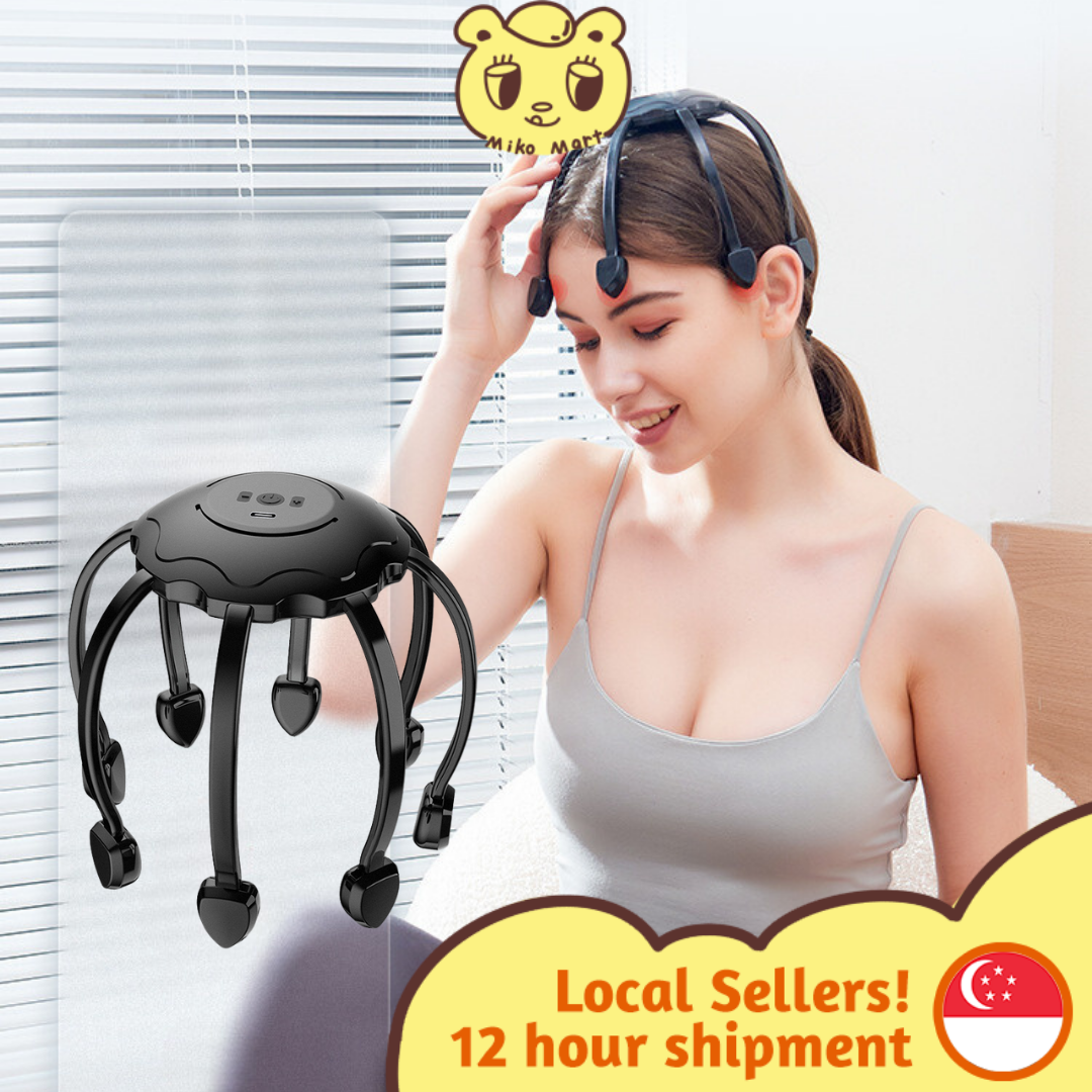 Light Weight Octopus Claw Head Massager