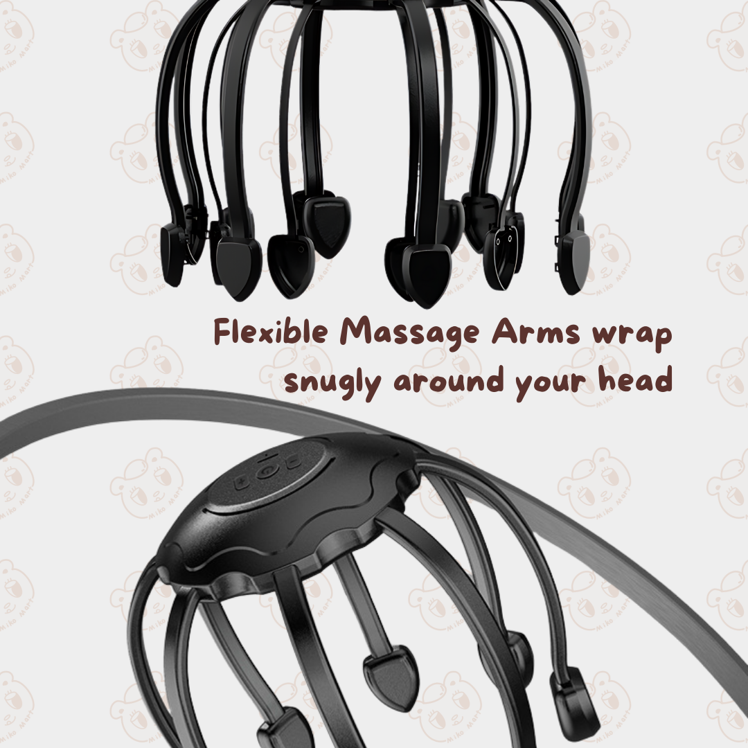 Light Weight Octopus Claw Head Massager