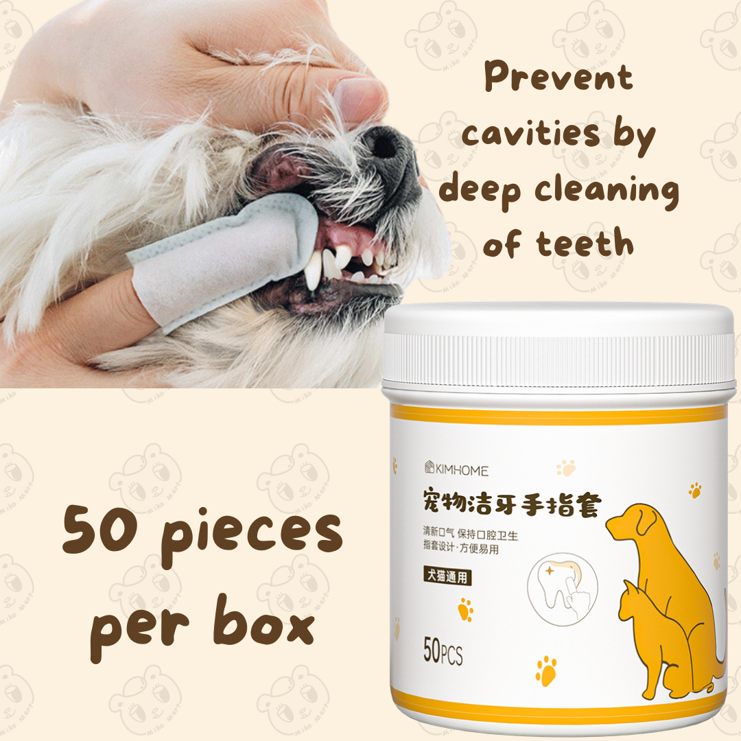 KIMIHOME Pet Dental Wipes