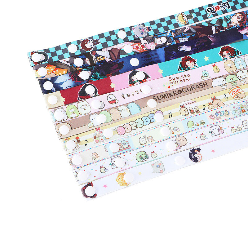 Demon Slayer and Sumikko Gurashi Mask Strap Assorted Design Showcase