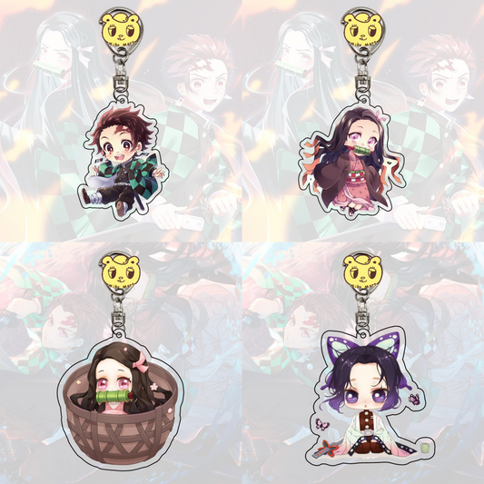 Demon Slayer Assorted Acrylic Keychains