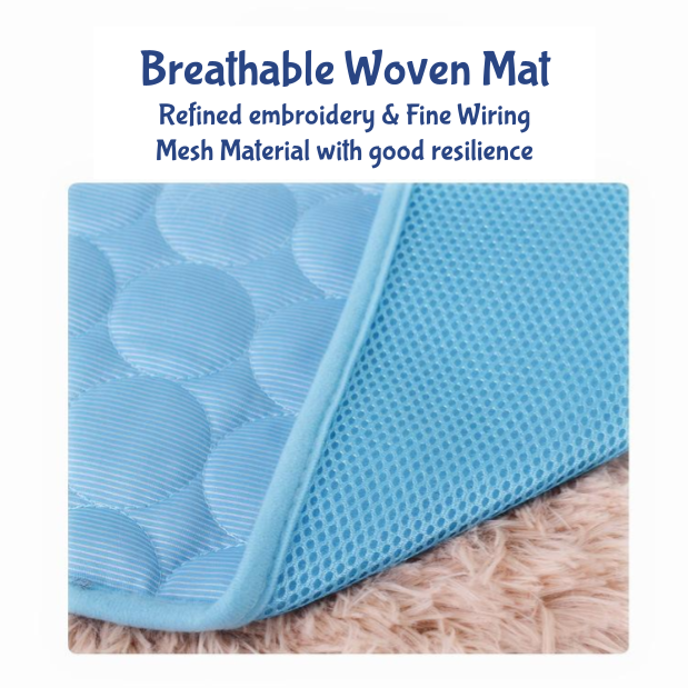 Pet Mat bottom woven mesh material offers good resilience and durability 