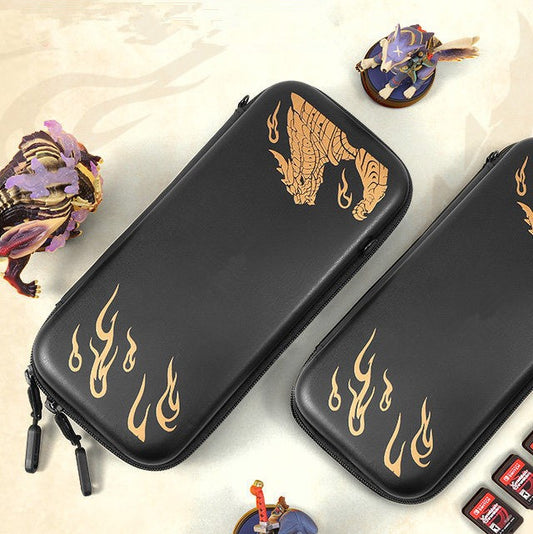 Close up of One Switch case variant inspired by Monster Hunter Rise